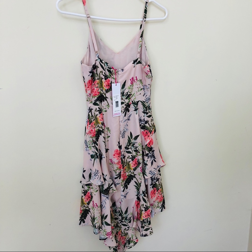 Parker Patterned Ruffled Hi-Lo Dress - Picture 3 of 8